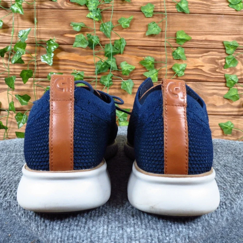 Cole Haan 2.ZERØGRAND Stitchlite Mens Oxford‎ 12 Professional Marine Blue Knit